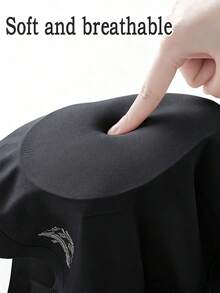 女士无缝泡沫提臀提臀塑身短裤，带可拆卸海绵垫 - 黑色 - 查看 3