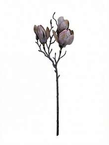 1pc Artificial Magnolia Flower, INS Style Home Decor, Wholesale Fake Flowers For Tabletop, Wedding Decoration, Interior Design - Multicolor - View 6
