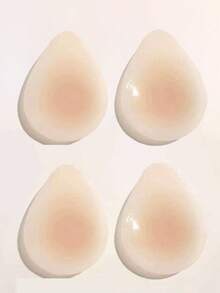 2/4片装可重复使用乳贴，防水自粘隐形乳贴，适合泳装、日常穿着、抹胸、海滩、水疗、旅行、水上乐园、游泳池、沐浴等场合，适合A/B罩杯。 - 薄款 - 查看 11