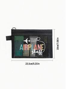 飛機圖案化妝包-多色可選,可愛大容量收納包,日常盥洗用品化妝包,多功能收納包,輕便旅行手提包,精美禮物,送給朋友的旅行紀念品,必備旅行收納包,婚禮新娘禮物,母親節禮物,生日禮物,節日紀念品,開學禮物,畢業禮物 - 彩色 - 查看 10