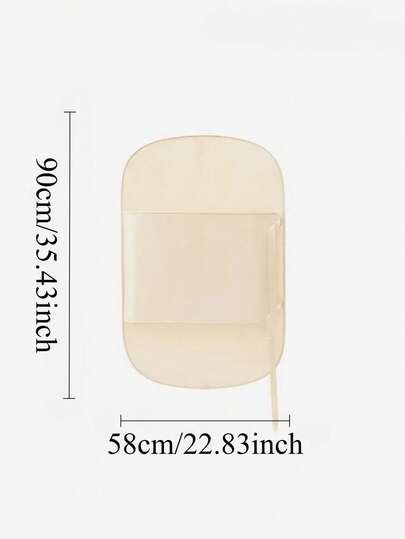 1 pièce Planche de compression pour vêtements suspendus, organisateur d'expansion d'armoire en tissu beige, sac de rangement à compression multi-couches anti-poussière, fabriqué en tissu lisse, de haute qualité, n'endommagera pas les vêtements, empêche la déformation et les plis