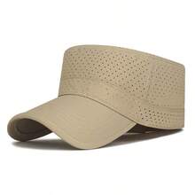 New Breathable Quick-Dry Flat Top Cap, Unisex Outdoor Sun Protection Hat, Casual Versatile Baseball Cap - A - View 9