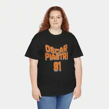 Camiseta de Carreras de Fórmula 1  Oscar Piastri |   Regalo Vintage F1 para Fanáticos de las Carreras - Negro - Ver 8
