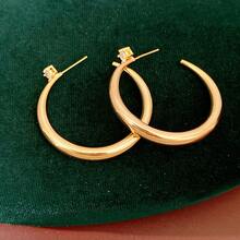 Collar y pendientes minimalistas de plata 925 con ojo del zodiaco turco, joyería mexicana hipoalergénica.Pendientes de circonita redondos con aguja de plata electrochapada en oro de 18k, estilo europeo y americano, pendientes llamativos, lujo ligero y sensación de alta gama. - Aguja de plata - Oro (chapado en ) - Ver 10