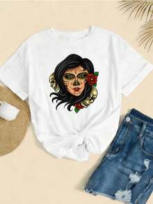 Women T-Shirts - White - View 2
