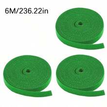 2/4/6m Reusable Plant Support Ties, Small Garden Hook And Loop Straps, Plant Ties For Tomato Vines And Branches, Gardening Floral Plant Supplies, Home Garden Balcony Gardening Decor, Flower Pot And Container Accessories, Father's Day Gift, Household Gardening Tools - A - View 6