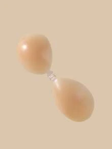 1 Set Silicone Sticky Bra + Nipple Covers, Invisible Straps Lift Up Design, Self-Adhesive Strapless Style, Suitable For Wedding Dress, Formal Gown, Off-Shoulder, Backless, Spaghetti Strap, Bodycon Dress, Sheer Top, Spaghetti Strap, Bridal Shower, Travel - 1 Bra + 2 Nipple Covers - View 6