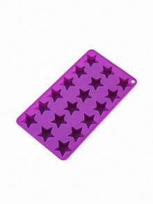 Elongated Pentagram Silicone Tray, Chocolate Mold, Easy Release Quick Freeze Mold, Soft Non-Stick Silicone Mold, Suitable For Homemade Ice Cubes, Chocolates, Candies, Jelly And Desserts, Reusable Durable Baking Mold, Suitable For Home Kitchen, Summer Drinks, Parties And Daily Baking - Multicolor - View 11