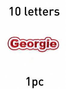 Custom Embroidered Name Patch, Personalized Clothing Labels, Cute Bubble Letter Style Name Tags For Backpacks Jackets Travel Organizer Gifts, Customized Text Badge For Daily Use Holiday Gift Idea, Customizable Name Label Stickers For Family Friends - Style a - View 30