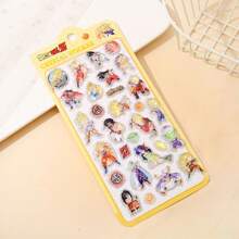 1pc Cartoon Anime Character Stickers, Themed Solid Stickers, Anime Fan's Delight, Cartoon Anime Peripheral Gift, Children's 3D/DIY Stickers, Holiday Party Birthday Graduation Christmas Thanksgiving Gift, Folder Craft Prize, Educational Planner Seal, Candy Drip Stickers, Guka, Smartphone Case Stickers - Multicolor - View 3