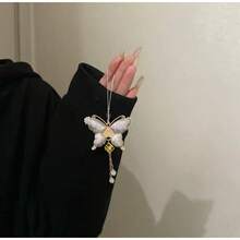 手作りの宋錦ペンダント 蝶と富を象徴する花のキーホルダーペンダント 新中国風タッセルペンダント バッグ飾り - 四つ葉のクローバーで一攫千金を狙おう - チェックする 7