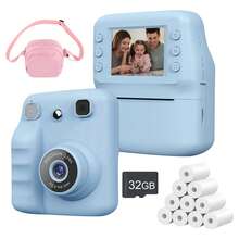 Kids Instant Print Camera, 16x Zoom 1080P HD Video Selfie Digital Camera, Portable Toy With 1 Roll Of Printing Paper, Selfie Digital Camera With Printing Paper, Suitable For Kids Outdoor Activities - Kids Instant Print Camera - Multicolor - View 17