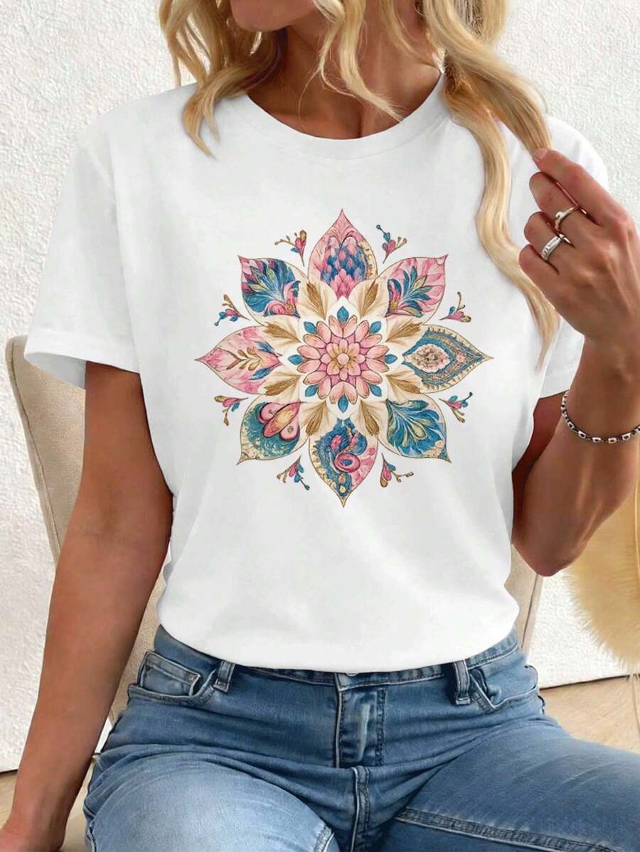 Women T-Shirts - White - View 1