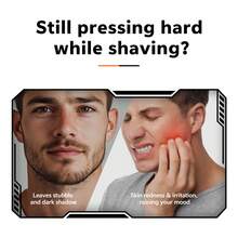 1 Zinc Alloy Handle 4 Blade 4 Layer Blade Safety Razor, For Men And Women, Suitable For Travel, Hairdressing, Home Use - Multicolor - View 2