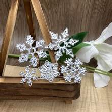 Khuôn cắt kim loại hình bông tuyết làm thiệp, scrapbook, thủ công giấy DIY, dập nổi - MC726 - Xem 1