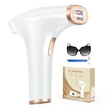 LYSMOSKI Dispositivo de Remoção de Cabelo Permanente 3 em 1, 9 Níveis 999.900 Vezes, Atualizado 3 em 1 Remoção de Cabelo a Laser Doméstica para Rosto, Corpo e Linha do Maiô Bikini, Remoção de Cabelo Indolor em Todo o Corpo para Mulheres e Homens, Uso Doméstico Portátil, Adequado para Presentes de Feriados como Natal, Ano Novo e Ação de Graças. - Entrada do tipo CE C (220-240V) - Visão 5