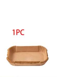 50/100 piezas Revestimientos de papel para freidora de aire, rectangulares, accesorios de cocina, papel pergamino antiadherente para freidora de aire doble, accesorios para freidora de aire, a prueba de aceite y agua, revestimientos de papel para freidora de aire, papel para freidora de aire, freidora de aire - Multicolor - Ver 10