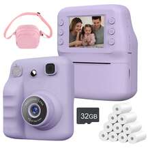 Kids Instant Print Camera, 16x Zoom 1080P HD Video Selfie Digital Camera, Portable Toy With 1 Roll Of Printing Paper, Selfie Digital Camera With Printing Paper, Suitable For Kids Outdoor Activities - Kids Instant Print Camera - Multicolor - View 15