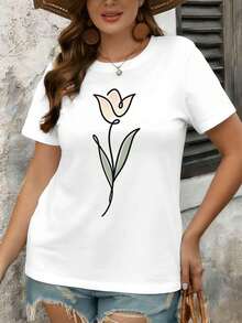 Women T-Shirts - White - View 1