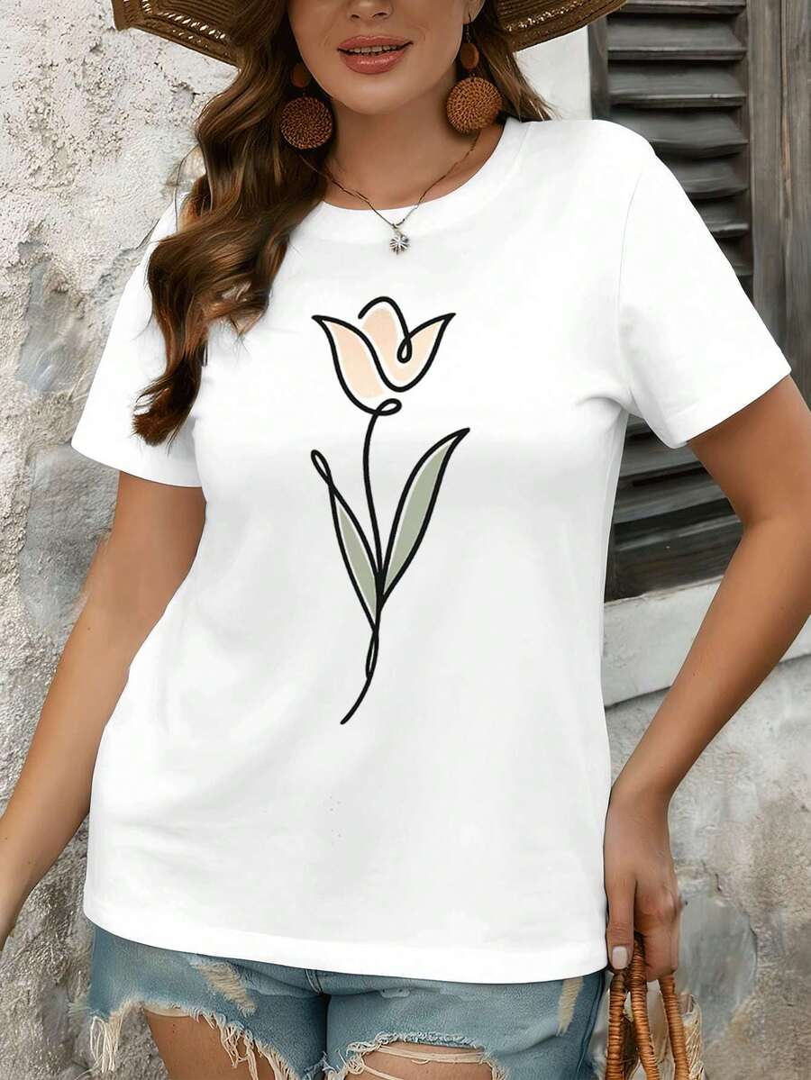 Women T-Shirts - White - View 1
