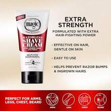SoftSheen-Carson Magic Razorless Shaving Cream Depilatory Hair Removal Cream For Body Hair Extra Strength Works In 4 Minutes 6 Oz - 6 Ounce Pack Of 1 - View 2