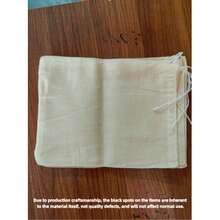 1pc/2pcs Thickened Mesh Filter Bag, Herb Decoction, Soup, Soy Milk Filtration Cheesecloth Bag, Essential Kitchen Item, Soup, Marinade, Tea Bag Strainer, Juice Extractor Bag, Home Use Drawstring Cotton Cloth Bag - Multicolor - View 10