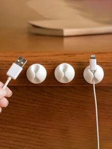 1pc Minimalist Multi-Function Cable Organizer, Suitable For Office And Back To School - A - View 8