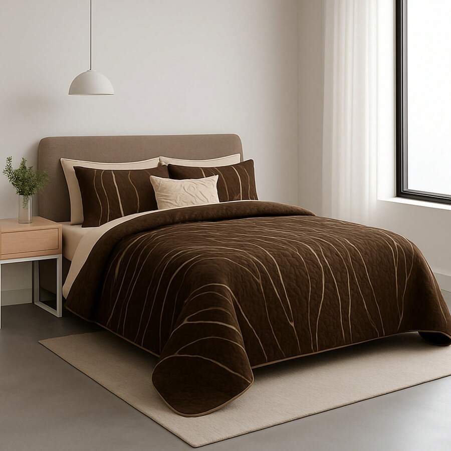 No More Sweltering Nights! Get Your Lightweight Comforter Today And Sleep Cool! -BEUTTY HOME - MOCCA - 查看 1