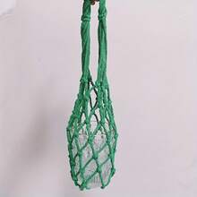 1 Hand-Woven Reusable Cylindrical Mesh Bag - Multi-Colored Drink And Coffee Cup Holder, Suitable For The Beach, Picnics, And Travel - Decorative Gift For Friends, Family, And Classmates, Essential For Picnics, Artistic Craftsmanship, Reusable Produce Bag - 寶藍色 - 查看 9