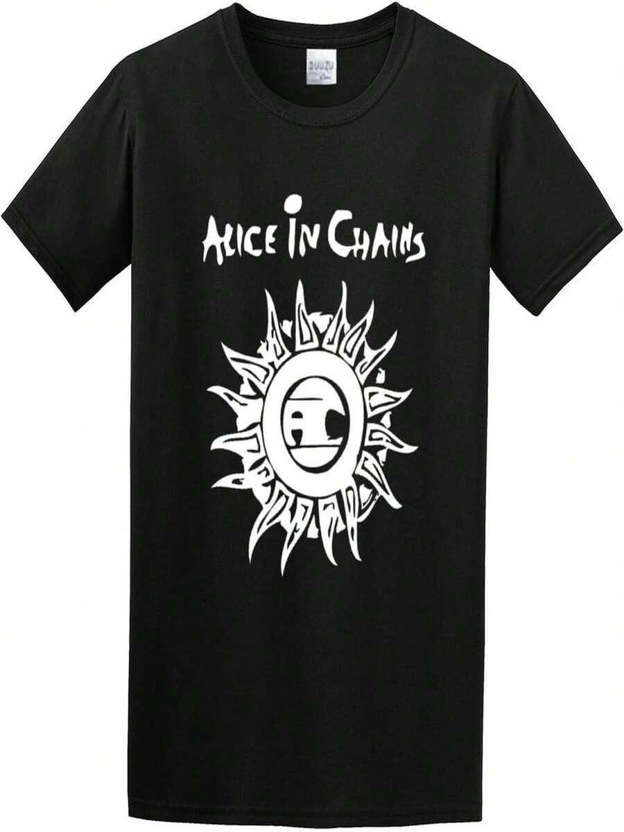 Alice in Chains Camiseta Negro - Negro - Ver 1