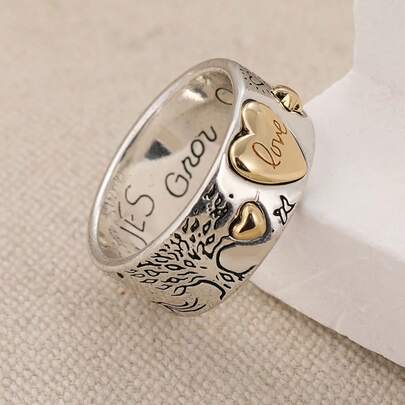 Artisan Carved Equestrian Ring Vintage Horse & Sun Motif Jewelry, Handmade Bohemian Statement Ring For Women