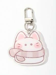 2D Flat Style Acrylic Keychain Pendant - Cute Backpack Accessory And Keychain - Gift For Friends - Creative Red And Green Accessory - Everyday Carry Keychain - Backpack Charm - Back To School Essential - Back To School Season Gift - Multicolor - View 12