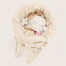 Multi-Functional Embroidered Mommy Backpack Bag – Lightweight Tote For Stroller Hook, Travel Diaper Bag - Beige - View 7