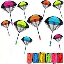 Material de plástico duradero con diseño antienredos, juguete de paracaídas adecuado para juegos de lanzamiento al aire libre, también una opción de regalo ideal para Halloween, Navidad y otras festividades - Multicolor - Ver 6