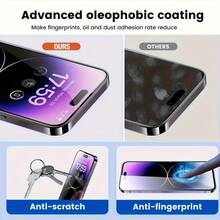NNBILI 4pcs High Definition Tempered Glass Screen Protector, Compatible With IPhone 18/18 Pro/18 Pro Max/17/17Air/17Pro/17Pro Max/16/16E/16Pro/16Plus/16Pro Max/15Pro/14Plus/13/12Mini/11/X/XR/XS Max, Auto Dust Removal, Easy Installation, High Definition Full Coverage, Scratch-Resistant, Waterproof - 4 Pieces - View 9