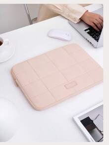 Túi đựng laptop Runhui mới 15.6 inch, túi đựng máy tính 14 inch dành cho công tác, du lịch và máy tính xách tay. - Màu Hồng baby - Xem 8