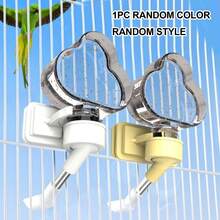 1pc Random Color Bird Water Feeder, Parrot Cage Accessories, Drinking Water Dispenser - Multicolor - View 9