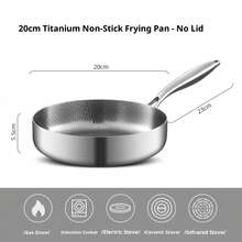 Chảo đáy phẳng chống dính phủ titan, chảo rán titan chịu lực cao dùng trong gia đình. - Xem 4