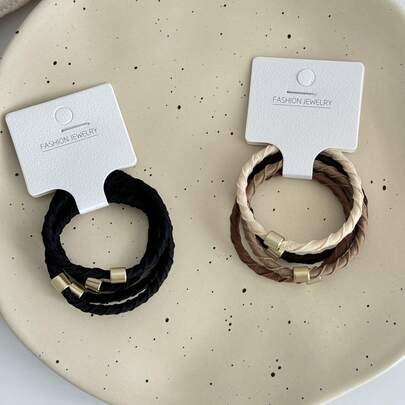 Hair Ties For Women, Essential Hair Accessories, Versatile Hair Accessories For Every Occasion, Ponytail Holders For Work, Travel & Casual Days, Secure Your Hair Comfortably While Staying Stylish All Season