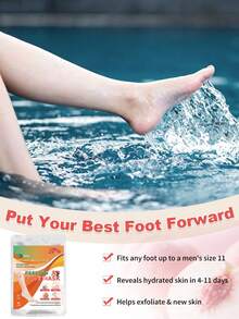 5 Packs Foot Peeling Mask Exfoliant For Peeling Off Calluses, Natural Exfoliator For Dry Dead Skin, Callus, Repair Rough Heels Soft Smooth Touch, Moisturizing And Nourishing Foot Care - View 7