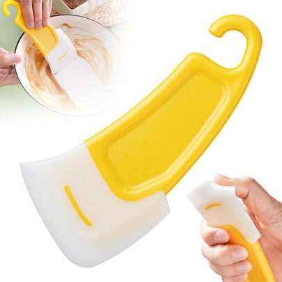Premium Silicone Spatula Set, High Heat Resistant Non-Stick Pan Scraper Kitchen, Easy Clean Yellow