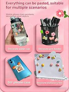 Bộ phụ kiện nhựa ngẫu nhiên 10/20/30/40/50/80/100/200 món, đồ trang trí DIY hình hoạt hình cô gái dễ thương, ngọt ngào, tươi mới, nhiều màu sắc, kiểu dáng và họa tiết, số lượng càng nhiều càng đa dạng, có thể dùng để trang trí ốp điện thoại, móc khóa, vòng cổ, vòng tay, nút chặn bụi và các đồ trang trí mặt dây chuyền khác, quà tặng nhỏ và quà lưu niệm tuyệt vời cho tiệc tựu trường. - Nhiều màu - Xem 7