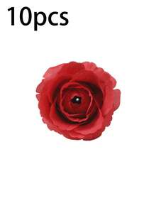 5/10 Pcs 2.36in Artificial Spring Summer Decorative Flowers, Simulation Multi-Color Rose Heads, For Home Decor, DIY Crafts, Wedding Birthday Bridal Engagement Party Decor, Home Room Scene Centerpiece Floral Arrangements, Birthday Gift, Elegant Floral Decoration For Home Room, All Seasons - Multicolor - View 12