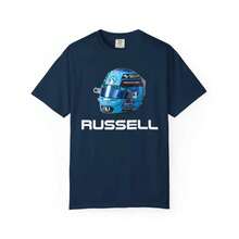 Camiseta de carreras F1 de George Russell |   Diseño de Deportes de Motor de Fórmula 1 - Negro - Ver 10