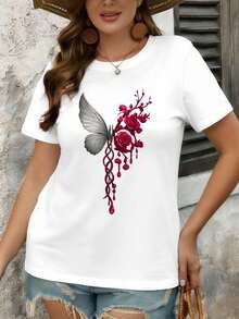 Women T-Shirts - White - View 1