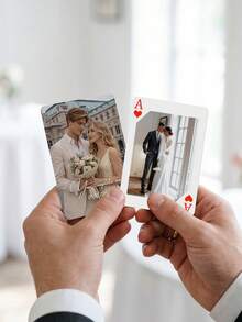 Bộ bài cưới in ảnh theo yêu cầu, bộ bài cá nhân hóa kèm hộp, 54 lá bài poker in hình, món quà ảnh độc đáo dành cho gia đình và các cặp đôi trong dịp cưới hỏi. - Nhiều màu - Xem 23