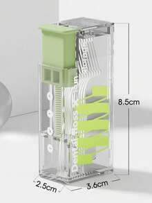 1pc Automatic Pop-Up Toothpick Holder, Premium Portable Mini Toothpick Storage Box, Rectangular Toothpick Dispenser, High-Quality Home Toothpick And Dental Floss Organizer, Ultra-Fine Floss Stick Storage Box, Oral Cleaning And Freshening, Easy To Carry In Pocket/Bag, Suitable For Home, Office, Travel, Office Supplies, Father's Day Gift, Mother's Day Gift - Multicolor - View 11