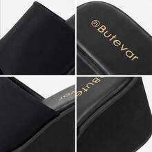 Women's Open Toe Wedge Platform Sandals For Summer Walking Shoes-Sandals For Women - Black - View 5