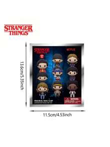 Netflix 《怪奇物語》官方授權PVC盲盒3D立體人偶包夾掛件 達斯汀、十一、魔王動漫人物鑰匙扣收藏品 開雲集團背包裝飾 1個 第五輯 - MN-32615 - 查看 3