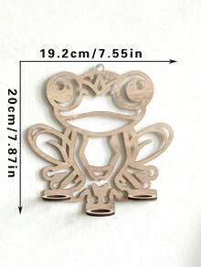 1 Stück süßes Frosch-Muster, natürliche Farbe, auffallender Wandhalter für Hydrokultur-Pflanzen, moderner nordischer minimalistischer Stil, Tiermotiv-Design mit dreifacher Röhre, kreative Vermehrungsstation, platzsparend, vertikale Garten-Präsentation, einfache Aufhängung, dekorative Vasenhalterung für Wohnzimmer, Schlafzimmer, Küche, Büro, Balkon, Innenraum, Grünpflanze, Wanddekoration für Zuhause - Frosch - Übersicht 13